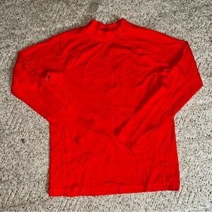 Lands' End Kids Bright Red Rashguard